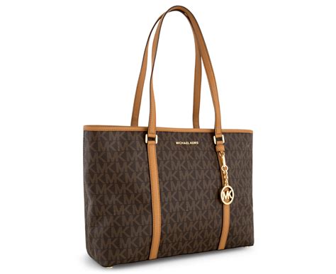 michael kors sady tote brown|Michael Kors brown tote handbags.